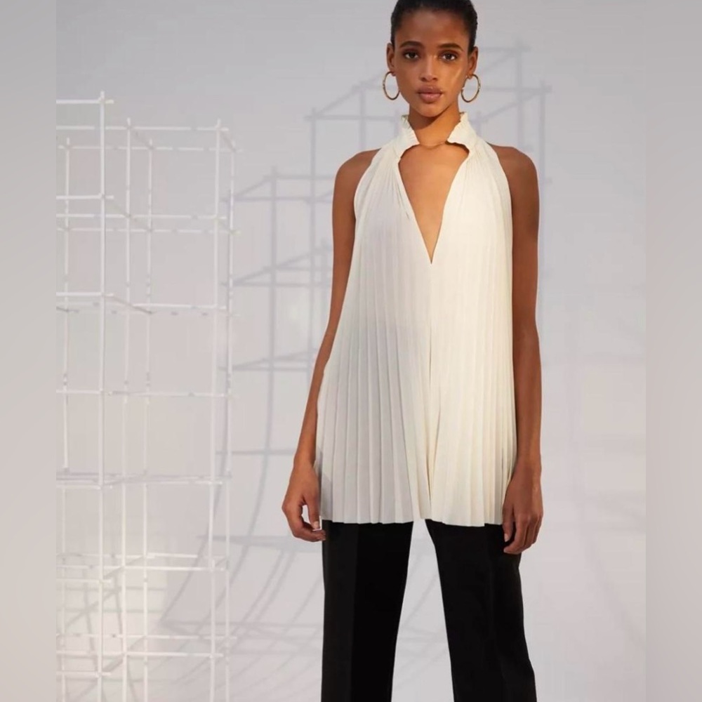 Pleated Aritzia top